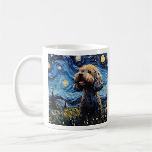 Mug Starry Canine Elegance - L'héritage de Van Gogh da