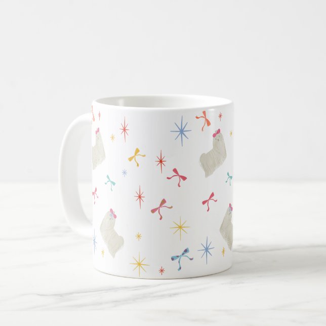 Mug Starry Sparkle mignon voeu chiot (Devant gauche)