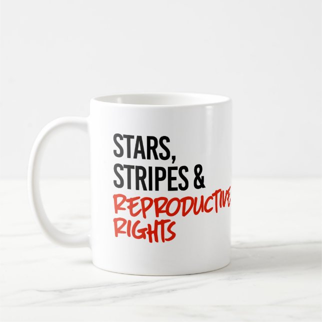 Mug Stars Stripes et droits de reproduction (Gauche)