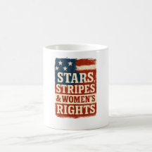 Stars, Stripes & Women’s Rights Distressed Flag