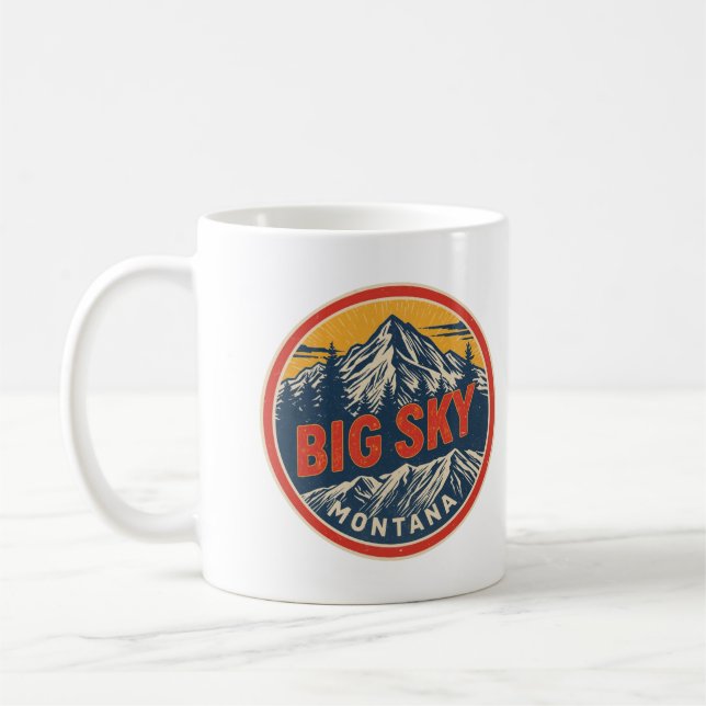 Mug Station de ski BIG SKY Montana Bozeman montai (Gauche)
