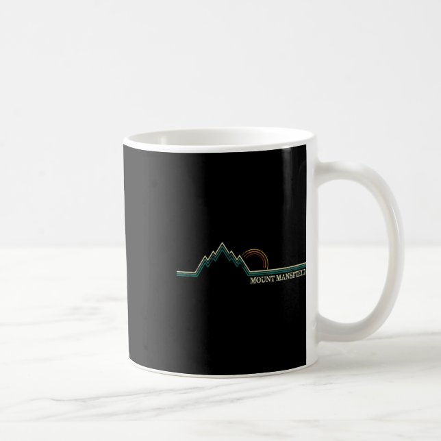 Mug Station de ski et de snowboard Mount Mansfield Ver (Droite)
