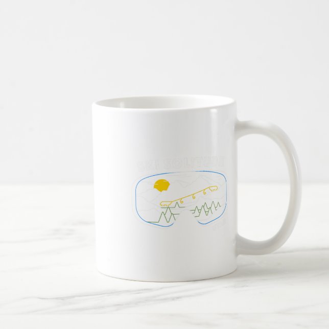 Mug Station de ski Retro Ski Solitude Utah - Us Ski Re (Droite)