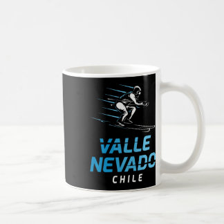 Mug Station de ski Valle Nevado Chili Ski rétro