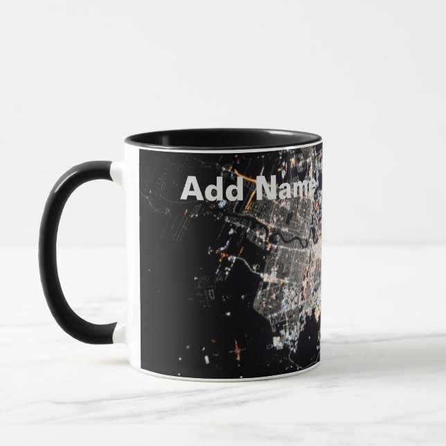 Mug Station spatiale ISS de la NASA Photo Winnipeg la  (Gauche)