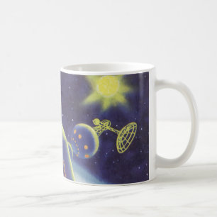 Mug Station spatiale orbitale de science-fiction vinta
