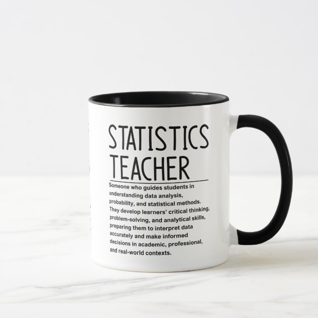 Mug Statistics teacher (Droite)