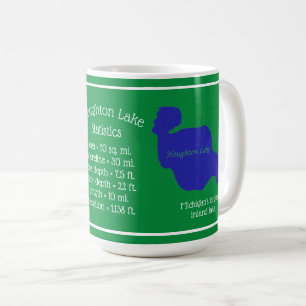 Mug Statistiques de lac Houghton