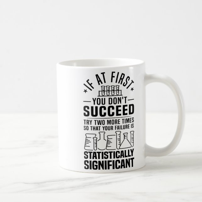 Mug Statistiques drôles Cadeau de science de jeu de mo (Droite)
