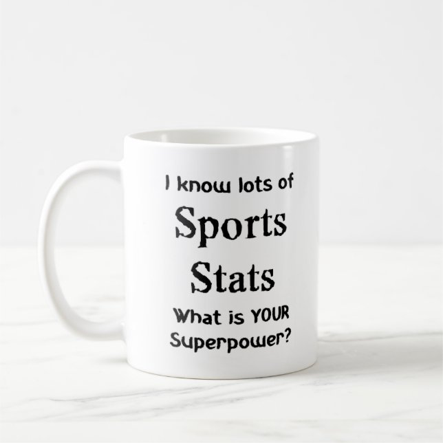 Mug statistiques sportives (Gauche)