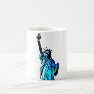 Mug Statue bleue de Lady Liberty