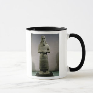 Mug Statue consacrée au dieu Haddad-Yishi (basalte)