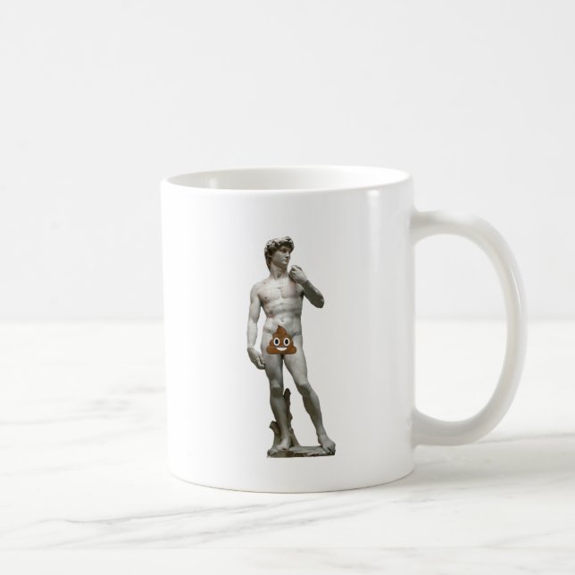 Mug Statue de David avec la dunette (Droite)