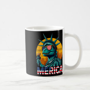 Mug Statue de la Liberté 4 juillet Trex Boys Américain