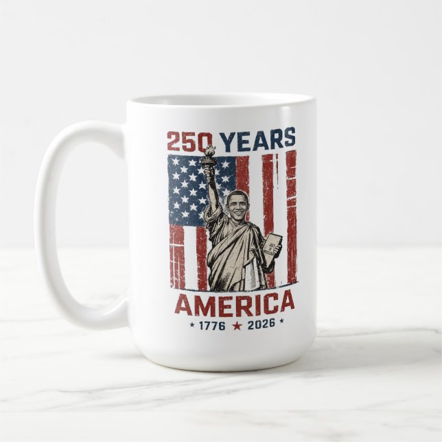 Mug Statue de la Liberté américaine 250e anniversaire  (Gauche)