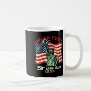 Mug statue de la liberté américaine 250e anniversaire 