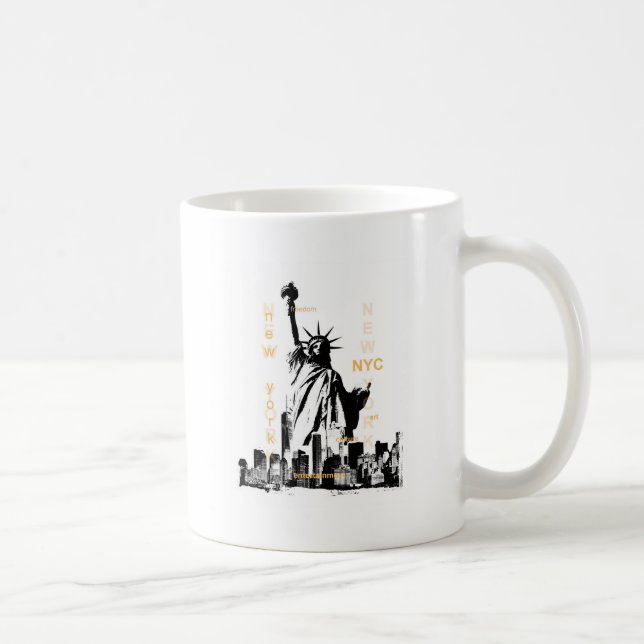 Mug Statue de la Liberté de New York City Ny Nyc (Droite)