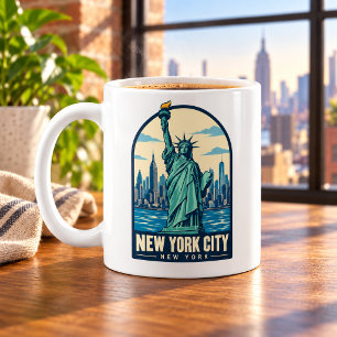 Mug Statue de la Liberté de New York vintage