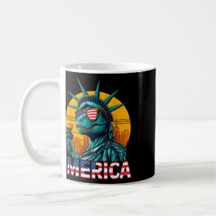 Mug Statue de la Liberté Dino 4 juillet Trex Garçons A