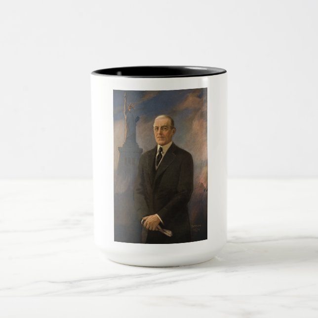 Mug Statue de la Liberté et président Woodrow Wilson (Centre)