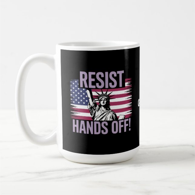 Mug Statue de la Liberté Mains de la résistance de pro (Gauche)