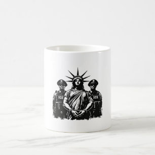 Mug Statue de la Liberté menottée - Abolir ICE