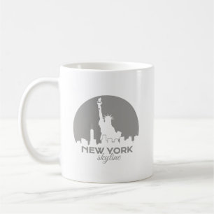 Mug Statue de la Silhouette de New York Skyline