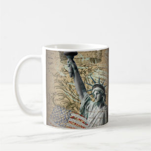 Mug Statue de New York de manuscrits de la liberté