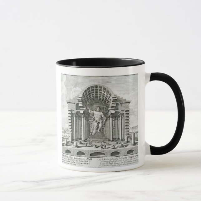 Mug Statue de Zeus olympien, faite par Phidias en or a (Droite)