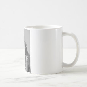 Mug Statue noire et blanche de Liberty New York