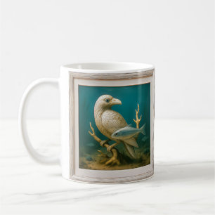 Mug Statuette d'oiseau blanc