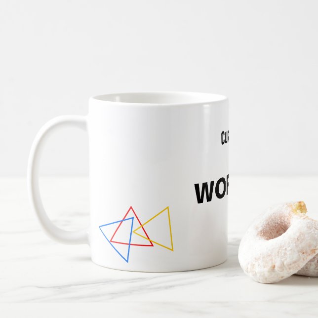 Mug Statut de travail simple (Avec donut)