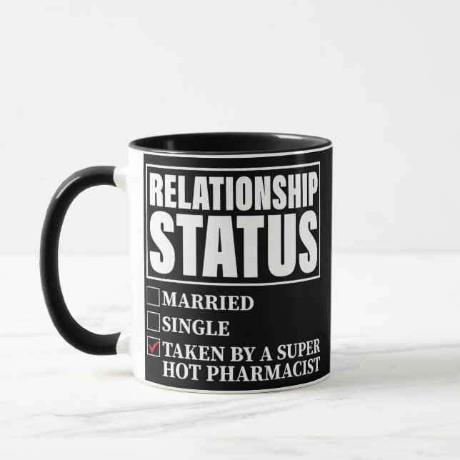 Mug Statut Relatif Pris Par Super Hot Pharmacist (Gauche)