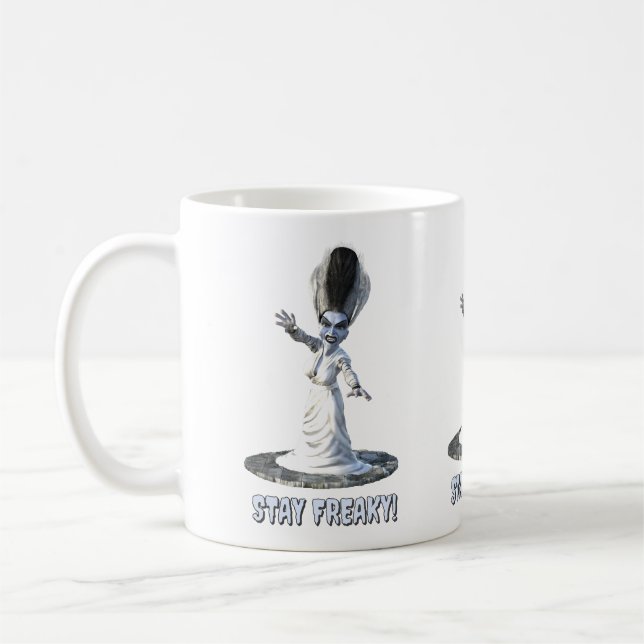 Mug Stay Freaky! Bride of Frankenstein (Gauche)
