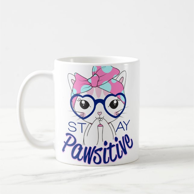 Mug Stay Pawsitive (Gauche)
