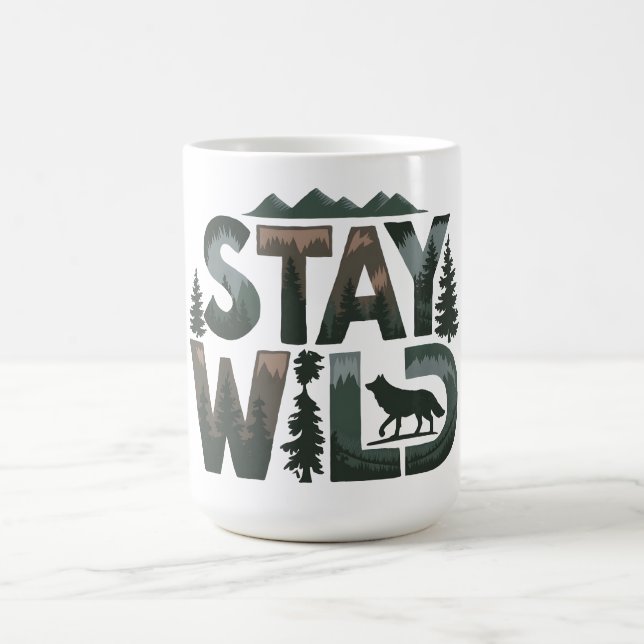 Mug Stay Wild - Conception inspirée de la nature (Centre)