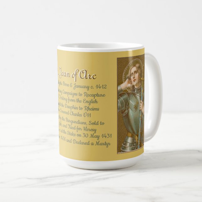Mug Ste Jeanne d'Arc (JM 28) (Devant droit)