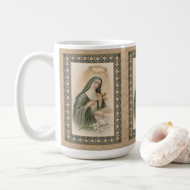 Mug Ste Rita de Cascia (M 015) (Avec donut)