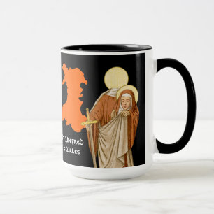 Mug Ste Winifred du Pays de Galles (P 002)