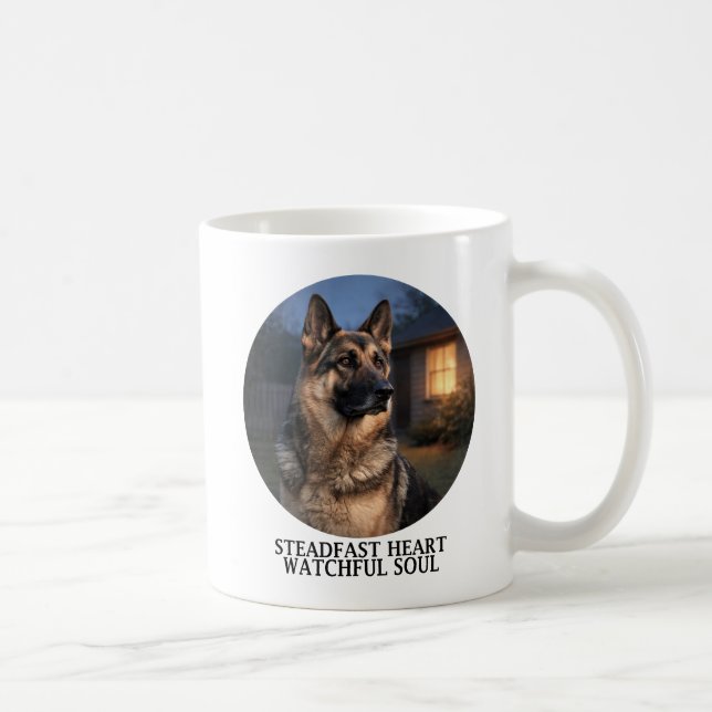 Mug Steadfast Heart German Shepherd (Droite)