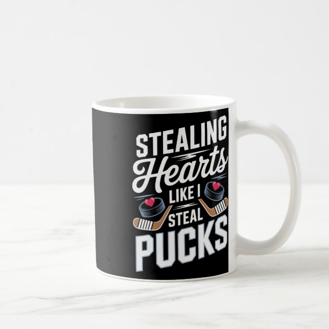 Mug Stealing Hearts Like I Steal Pucks Valentines Hock (Droite)