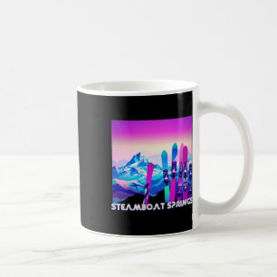 Mug Steamboat Springs Ski Rétro Ski à la mode des anné