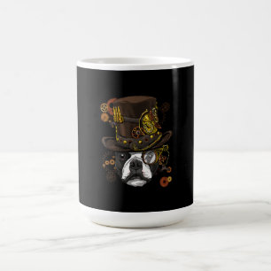 Mug Steampunk Boston Terrier Dog Shirt Steampunk Lover
