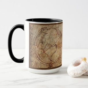 Mug Steampunk Globe Travel Journal Papier