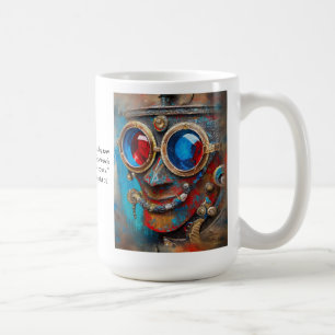 Mug Steampunk Le Portrait Homme Tin avec Citation