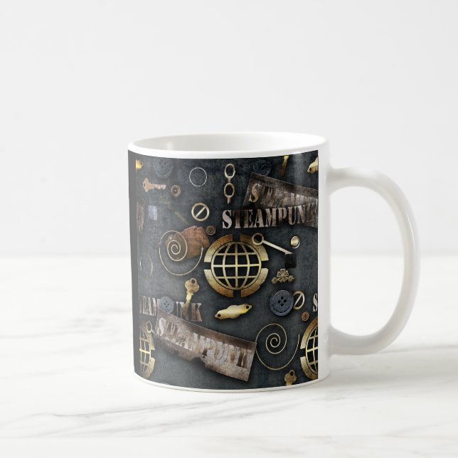 Mug Steampunk, scrapbooking (Droite)