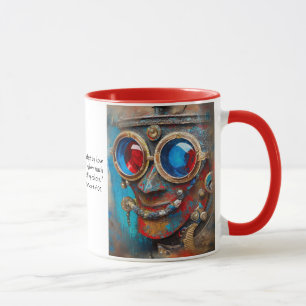 Mug Steampunk The Tin Man Portrait avec citation