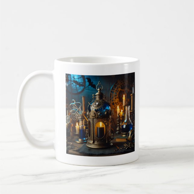 Mug Steampunk Victorian Gothics Laboratoire Lanterne (Gauche)