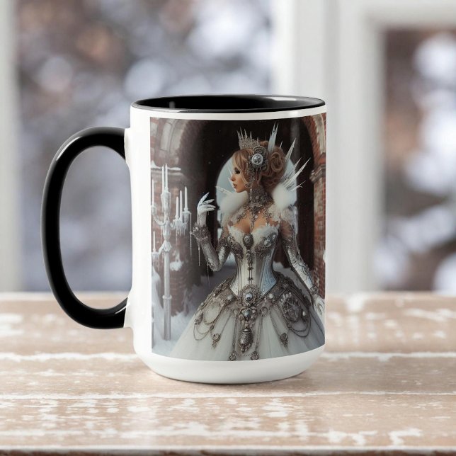 Mug Steampunk Victorian Industrial Winter Ice Queen (Créateur téléchargé)