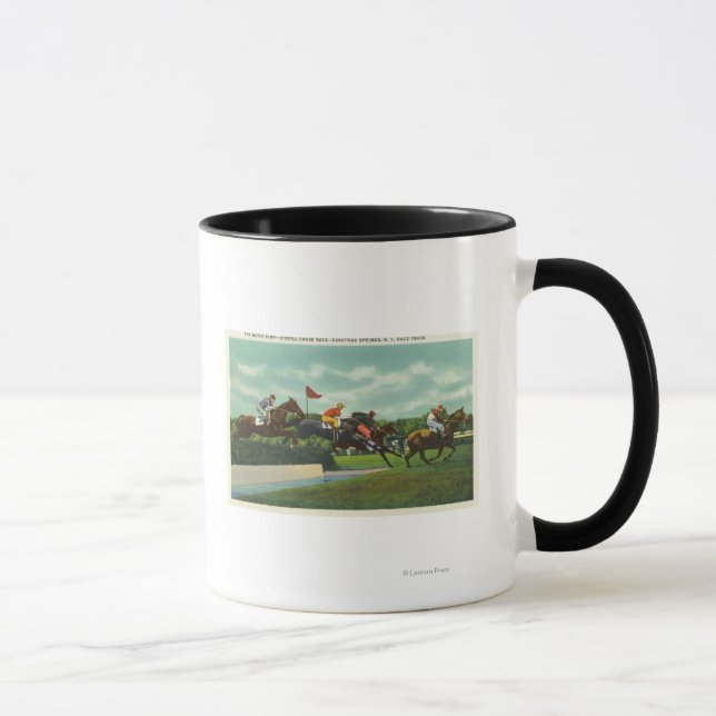 Mug Steeple Chase Water Jump sur la piste de course (Droite)
